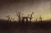 Caspar David Friedrich, Abbey under Oak Trees (mk09)